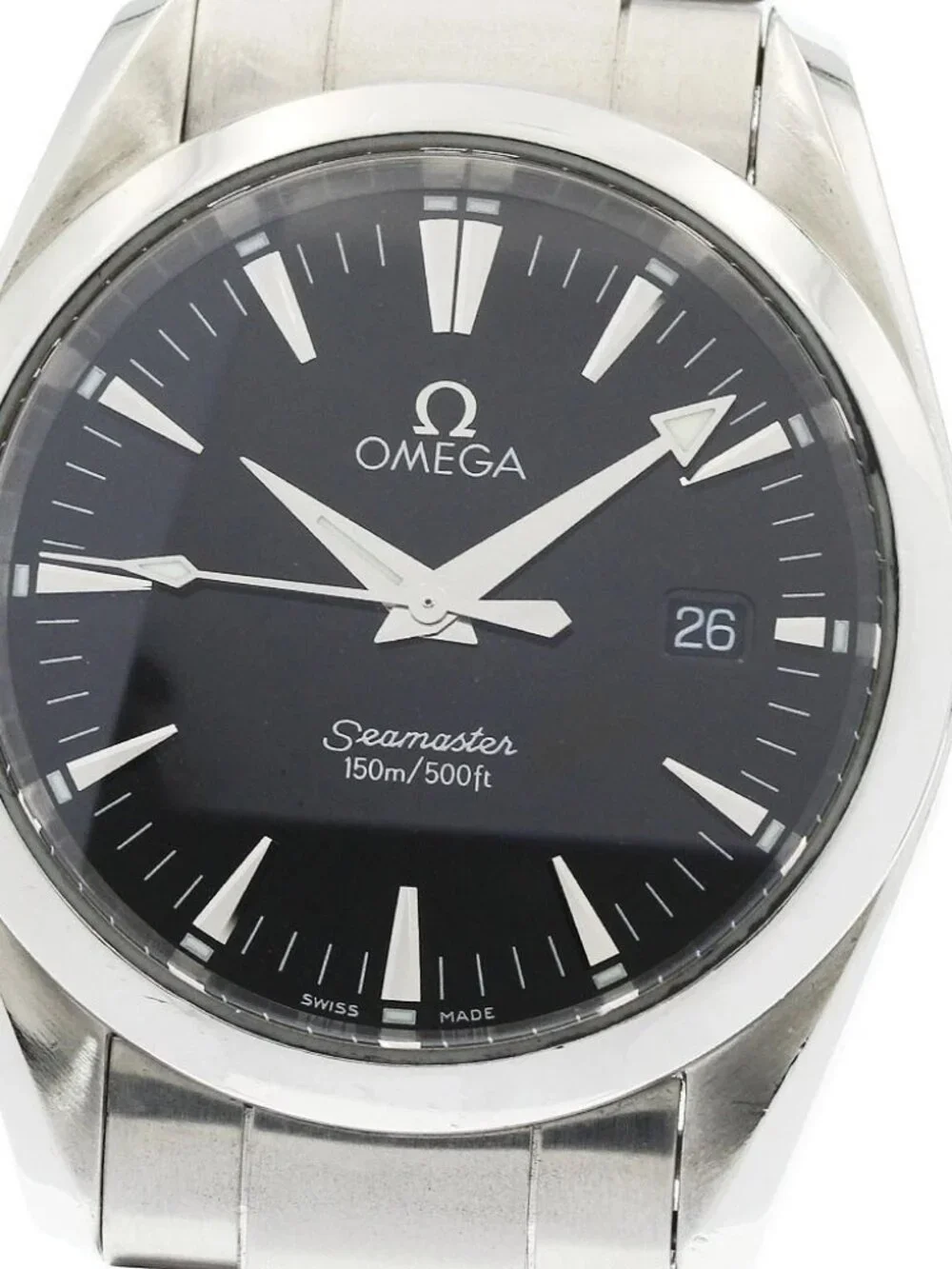OMEGA Seamaster Aqua Terra 2518.50 Date black Dial Quartz Boy's Watch_963034